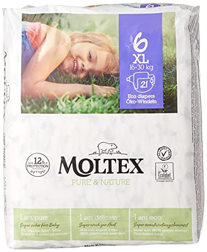 Moltex Pure & Nature - Pannolini Taglia 40-6 (Taglia 6 Xl)