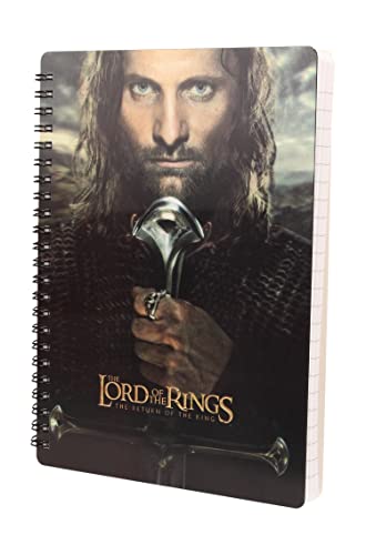 Le Seigneur Des Anelli - Effetto 3D Aragorn - Quaderno