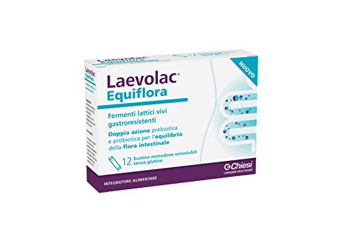 Laevolac Equiflora Buste, Bianco, 12 Unità