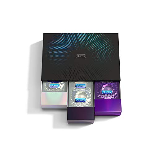 Durex Surprise Me Deluxe, Mix Di Preservativi Assortiti, Con Rilievi E Nervature E Sottili, 30 Profilattici