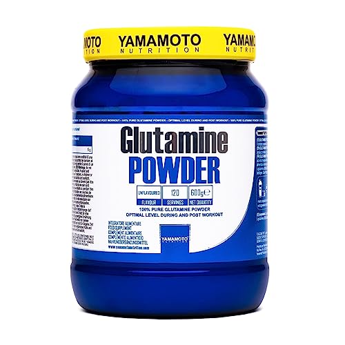 Yamamoto Nutrition Glutamine Powder Integratore A Base Di Purissima L-Glutammina In Polvere 600 Grammi