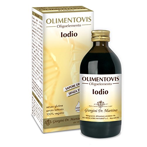Dr. Giorgini Integratore Alimentare, Iodio Olimentovis Liquido Analcoolico - 200 Ml