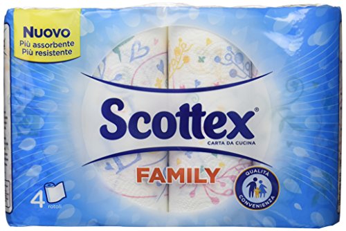 Scottex Casa Family Carta Da Cucina, 4 Rotoli