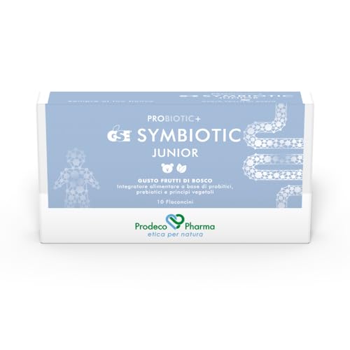 Prodeco Pharma Probiotic+ Gse Symbiotic Junior 10 Flaconcini - Integratore Alimentare A Base Di Probiotici, Prebiotici Ed Estratti Vegetali Utili Per