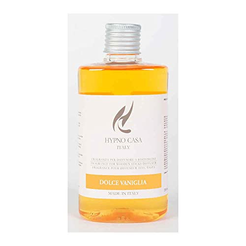 Hypno Casa - Ricarica Per Diffusori A Bastoncini, 200 Ml (Dolce Vaniglia)