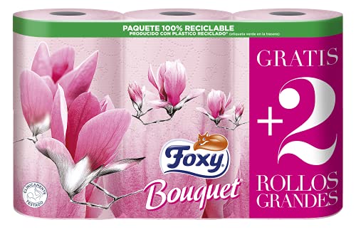 Foxy Bouquet - Carta Igienica 3 Veli, Confezione Da 6 Rotoli