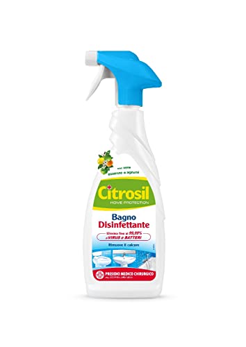 Citrosil Home Protection, Sgrassatore Bagno Disinfettante Con Vere Essenze Di Agrumi, 650 Ml