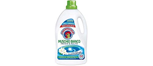 Chanteclair Lavatrice Muschio Bianco Detersivo Con Sgrassante Profumo Di Muschio Bianco 50 Lavaggi 2500 Ml