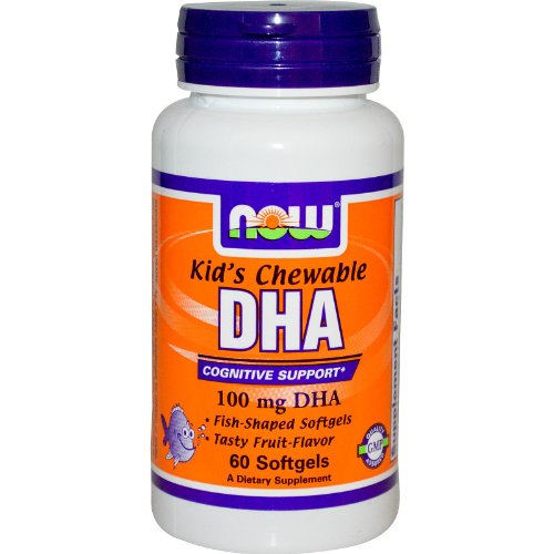 Now Foods Dha Kids Fish Oil Chewables, 100Mg - 60 Softgels