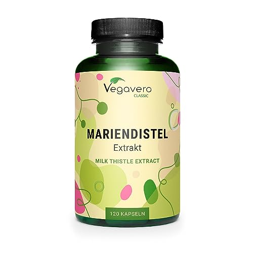 Cardo Mariano Fegato | 1.000 Mg (Estratto 35:1) | Con 80% Di Silimarina E 30% Di Silibinina | Disintossicante Fegato | Altamente Dosato | 120 Capsule
