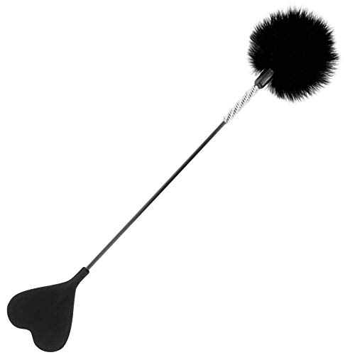 Darkness Fusta Con Pluma Love Negro 50Cm