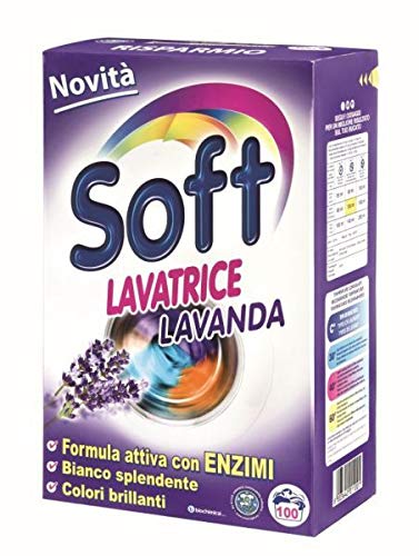 Soft Detersivo Lavatrice Fusto 100 Misurini Lavanda