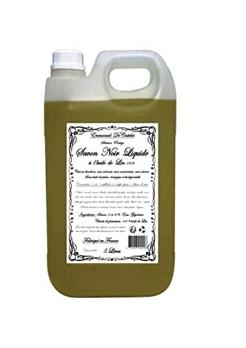 Sapone Nero Liquido All'Olio Di Lino, Selezione Prestige, Sapone Nero Liquido Da Cucina, Naturale, Ecologico, Biodegradabile, Senza Olio Di Palma Ni S