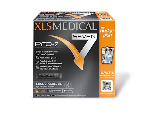 Xls Medical Pro-7 Per La Perdita Di Peso, Clinicamente Testato, 90 Stick Orosolubili