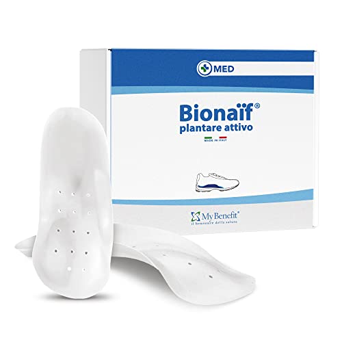 My Benefit Bionaif Neutro, Plantare Attivo, In Polimero Di Resina, Elasticamente Deformabile, Aiuta A Migliorare La Postura, Favorisce La Circolazione