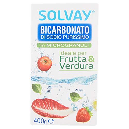 Solvay, Bicarbonato Di Sodio Purissimo - G, Bianco, Inodore, 400 Grammo