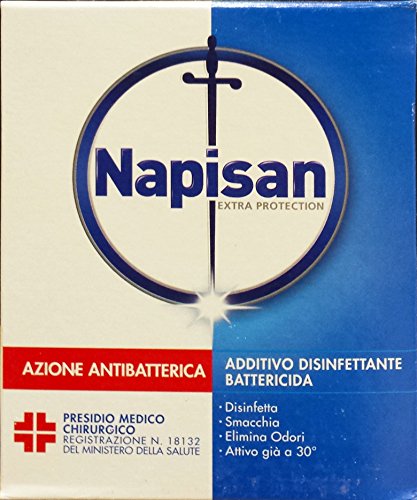 12 X Napisan Addittivo Lavatrice Polvere Disinfettante 600 Grammi