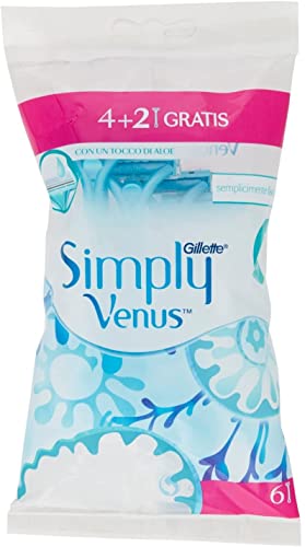 Venus Gillette Venus Simply, Confezione Da 6 Rasoi