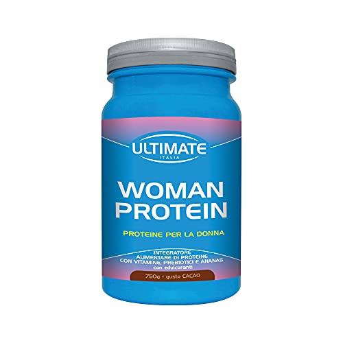 Ultimate Italia - Woman Protein Proteine Specifiche Per Donne - 750G - Cacao - Proteine Di Soia E Albume D'Uovo