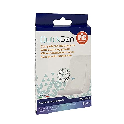 Pic Solution Cerotto Cicatrizzante Con Acido Ialuronico Quickgen, 7,5X10 Cm, 5 Pz