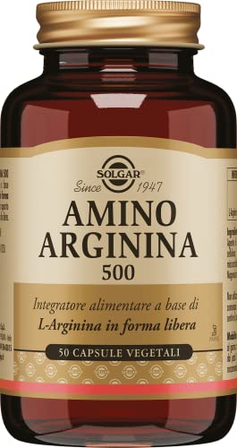 Solgar Amino Arginina 500, 1.0 Kilograms, 50.0 Unità