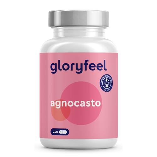 Agnocasto Integratore Vitex Agnus Castus Per Ciclo Mestruale, Squilibrio Ormonale E Menopausa, 240 Capsule Vegan, Estratto 4:1 10Mg Pepe Del Monaco Ad