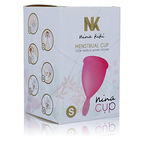 Nina Kikí Coppetta Mestruale, Taglia S, Rosa – 100 Gr