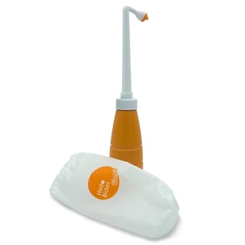 Bidet Portatile | Hello Bidet Bottle | Bidet Da Viaggio E Borsa | Spruzzino Per Igiene Intima | Ideale Anche Per Bambini E Igiene Femminile | Con Cust