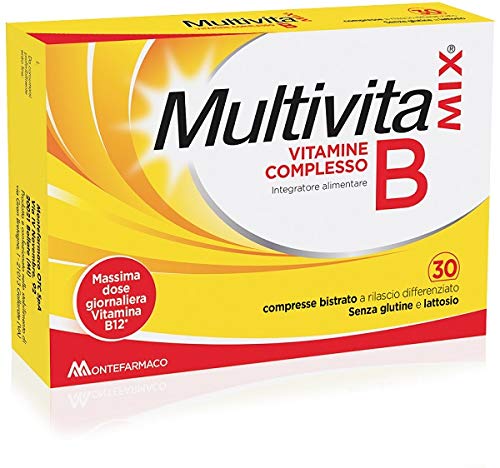 Multivitamix Integratore Di Vitamine Del Complesso B, 30 Compresse Bistrato