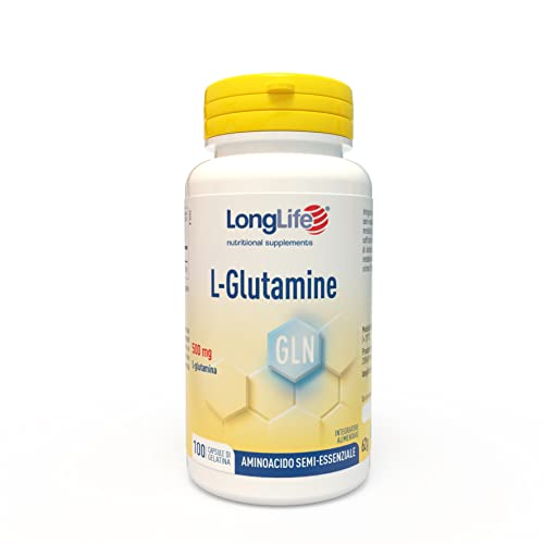 Longlife® L-Glutamine 500 Mg | 100 Cps | Gluten & Doping Free