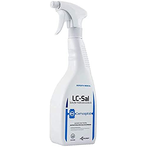 Cerhospital Cerhospital Disinfettante Ospedaliero Alcol Lc-Sal Per Superfici, Sale D'Attesa,Strumenario Attività Virucida, Battericida, Germicida, Fun