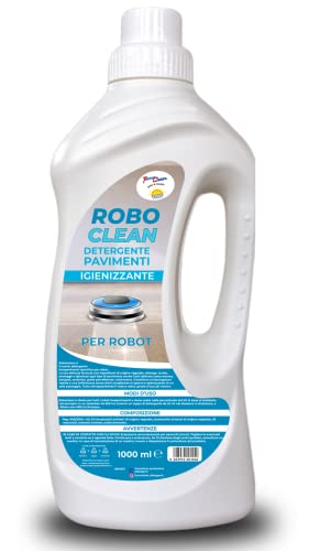 Roboclean - Detergente Per Robot Pulitore, Per Pavimenti, Detergente Concentrato Lavapavimenti Con Igienizzante