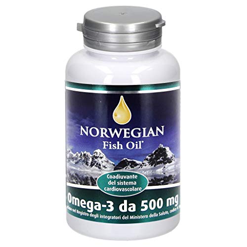 Norwegian Fish Oil Intgratore Di Olio Di Pesce Omega 3 500 Mg