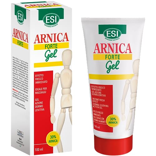 Esi - No-Dol Arnica Forte Gel, Azione Lenitiva E Rinfrescante, Allevia Fastidi Muscolari E Dona Sollievo Immediato, Ideale Per Massaggi, Senza Allerge