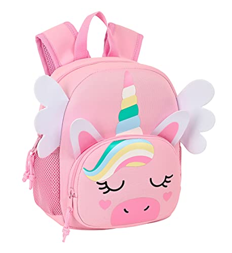 Safta M333 Zaino In Neoprene, Rosa/Rosa Chiaro, 200X90X250 Mm Bambino