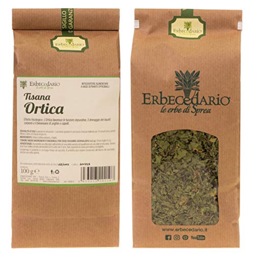 Erbecedario - Ortica Tisana Depurativa, Infuso Diuretico Effetto Detox, Infuso Depurativo Fegato Elimina Tossine E Scorie In Eccesso, Tisana Drenante,