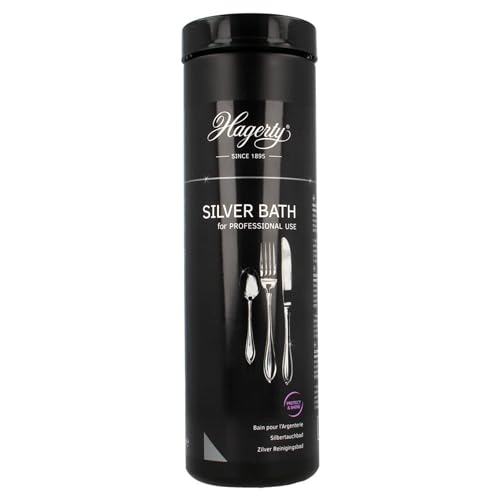 Hagerty Silver Bath Personal Use Bagno Detergente Antiossidante 580Ml I Pulizia Efficace Su Posate In Argento O Metallo Argentato, Cesto Per Immersion
