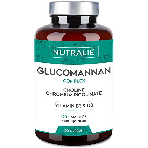 Glucomannano Slimforte Xs Efficace, Forte E Veloce Con Effetto Bloccante - Con Aglio, Radice Konjac, Colina, Cromo Picolinato E Vitamine B3 E D3 | 120