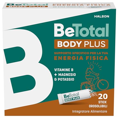Betotal Body Plus, Integratore Alimentare Di Vitamine B, Magnesio E Potassio Per Il Metabolismo Energetico Degli Adulti, Senza Glutine E Senza Lattosi