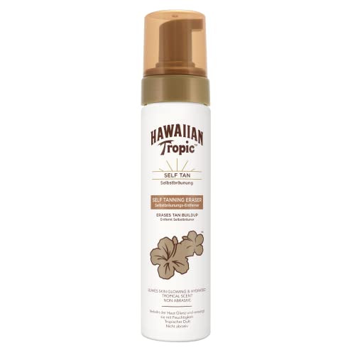 Hawaiian Tropic Self Tanning Eraser Mousse - Prodotto Vegano Specifico Per Rimozione Prodotti Autoabbronzanti, Pelle Chiara