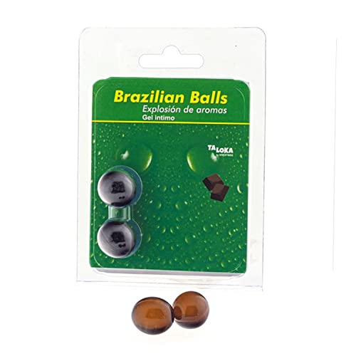 2 Brazilian Balls Explosion De Aromas Gel Intimo - Chocolate