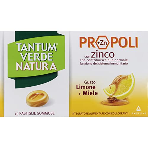 Tantum Verde Natura - 15 Pastiglie Gommose Limone E Miele