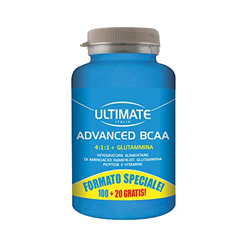 Advanced Bcaa - Formula Avanzata Aminoacidi Ramificati Nel Rapporto 4.1.1 Leucina, Isoleucina, Valina, Glutammina Peptide, Vitamina B6 Maggiore Assimi
