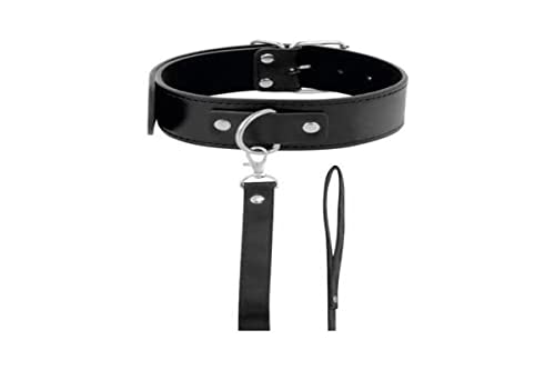 Darkness Collar De Postura Con Cadena Leather
