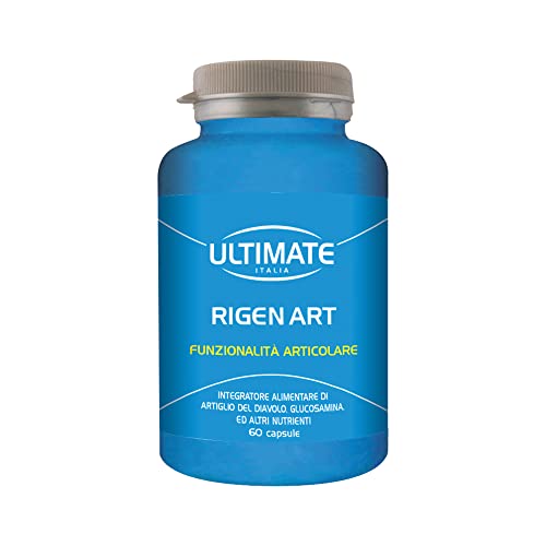 Rigen Art - Ultimate Italia - Integratrore Utile Per Articolazioni, Tendini, Legamenti E Cartilagini Con Glucosamina, Condoitrina, Artigilio Del Diavo