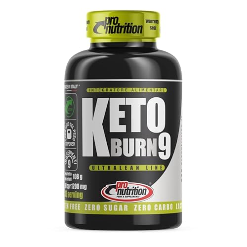 Pronutrition Keto Burn9 90 Cps - Integratore Utile Per L’Equilibrio Del Peso Corporeo, L’Utilizzo Dei Grassi Depositati Come Fonte Di Energia E Miglio