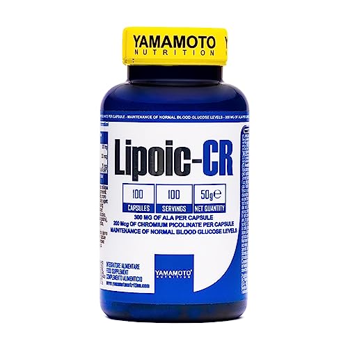 Lipoic-Cr Integratore Alimentare Che Apporta 300Mg Di Acido Alfa Lipoico (Ala) E 200Mcg Di Cromo Picolinato 100 Compresse