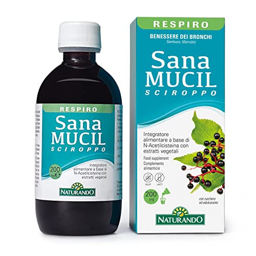 Naturando Sanamucil 200 Ml, Sciroppo Per Fluidificare Le Secrezioni Bronchiali