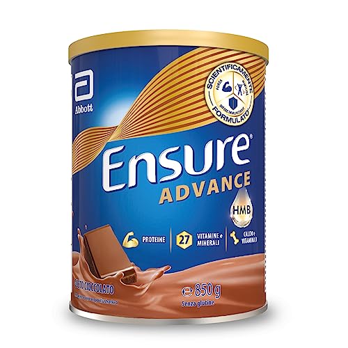 Ensure Advance Formula Nutrivigor Integratore Alimentare Proteico In Polvere, Con 27 Vitamine E Minerali, Integratore Alimentare Con Proteine, Calcio