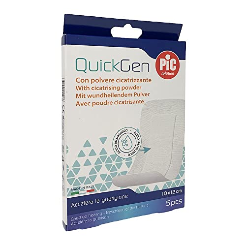 Pic Solution Cerotto Cicatrizzante Con Acido Ialuronico Quickgen, 10X12 Cm, 5 Pz